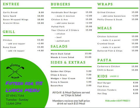 Woods And Irons Restaurant @ The Moranbah Golf Club - Restaurant Darwin 4