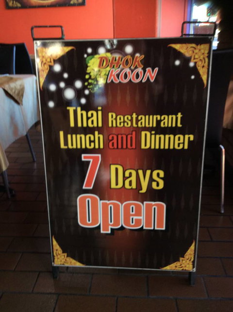 Dhok Koon Thai Restaurant - Restaurant Darwin 1