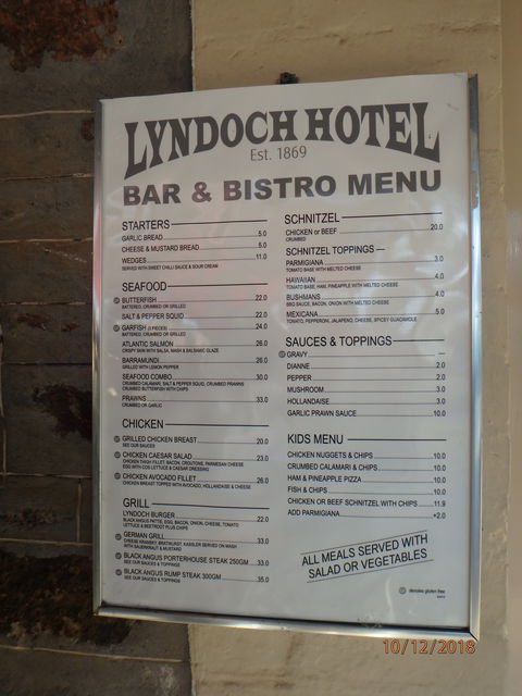 Lyndoch Hotel - Restaurant Darwin 1