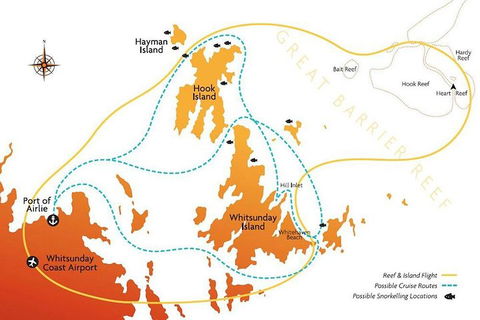 Reef And Island Scenic Flight From Airlie Beach - Restaurant Darwin 0